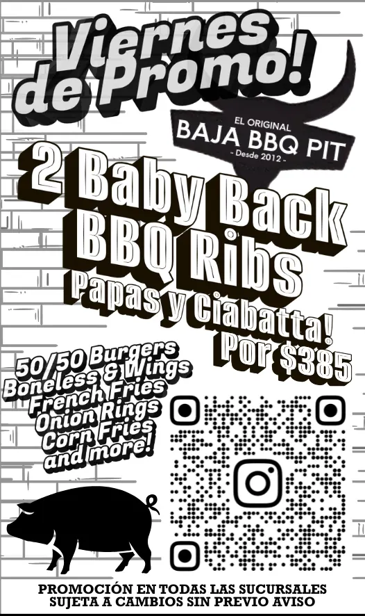 Anuncio impreso de Baja BBQ Pit en Peso$aver