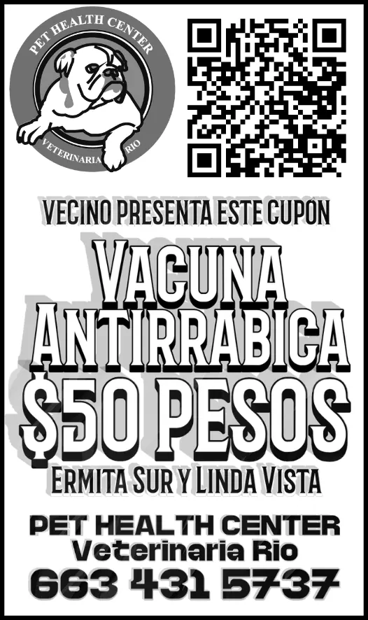 Anuncio impreso de Pet Health Center en Peso$aver